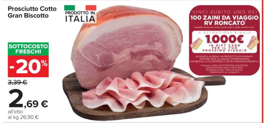 Prosciutto Cotto Gran Biscotto