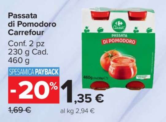 Passata di Pomodoro Carrefour