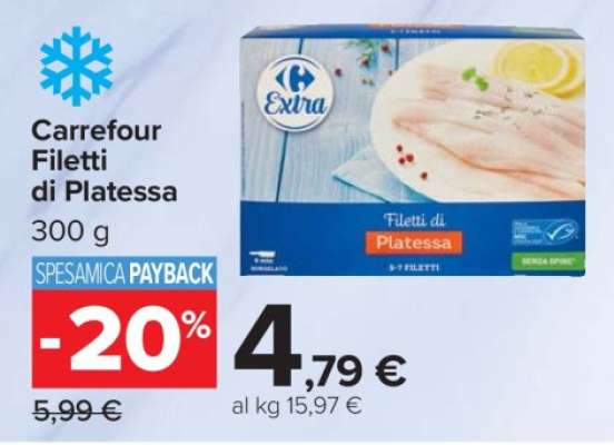 Carrefour Filetti di Platessa