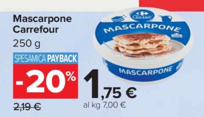 Mascarpone Carrefour