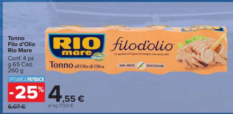 Tonno Filo d’Olio Rio Mare