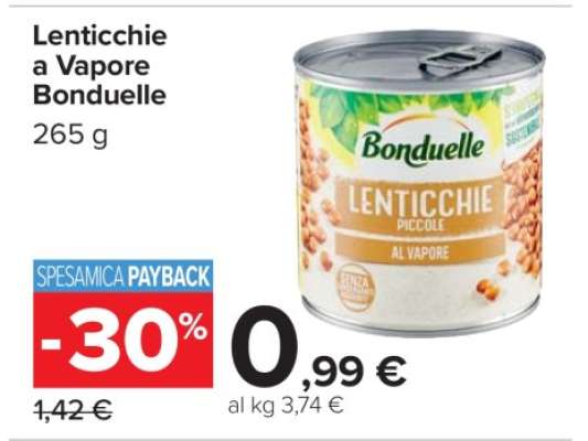 Lenticchie a Vapore Bonduelle