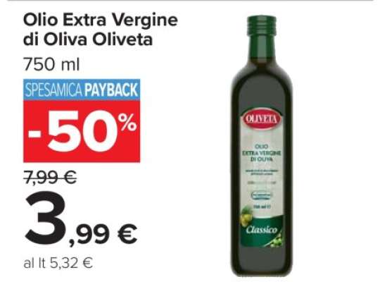 Olio Extra Vergine di Oliva Oliveta