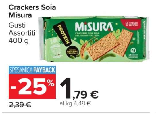 Crackers Soia Misura