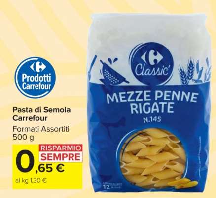 Pasta di Semola Carrefour