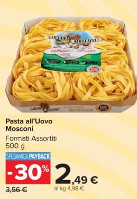 Pasta all'Uovo Mosconi