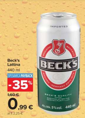 Beck’s Lattina