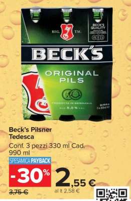 Beck’s Pilsner Tedesca