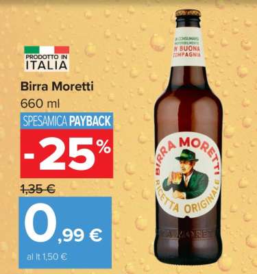 BIRRA MORETTI