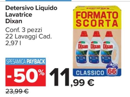 Detersivo Liquido Lavatrice Dixan