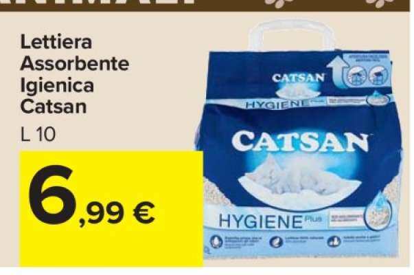 Lettiera Assorbente Igienica Catsan