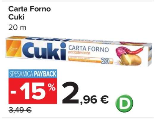 Carta Forno Cuki