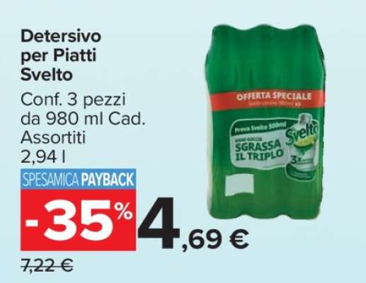 Detersivo per Piatti Svelto