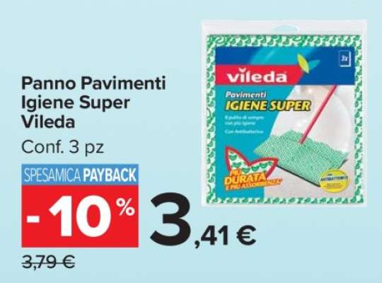 Panno Pavimenti Igiene Super Vileda