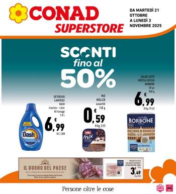 Volantino Conad Superstore - 21/10/2025 - 3/11/2025.