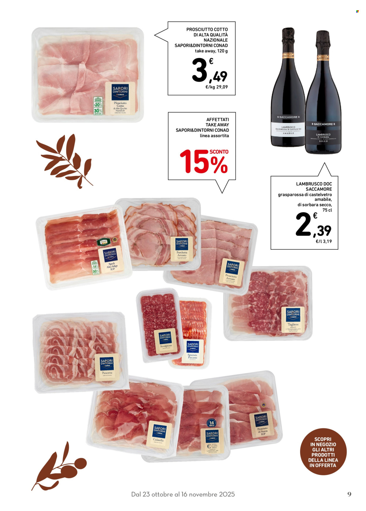 Volantino Conad - 23/10/2025 - 16/11/2025. Pagina 9