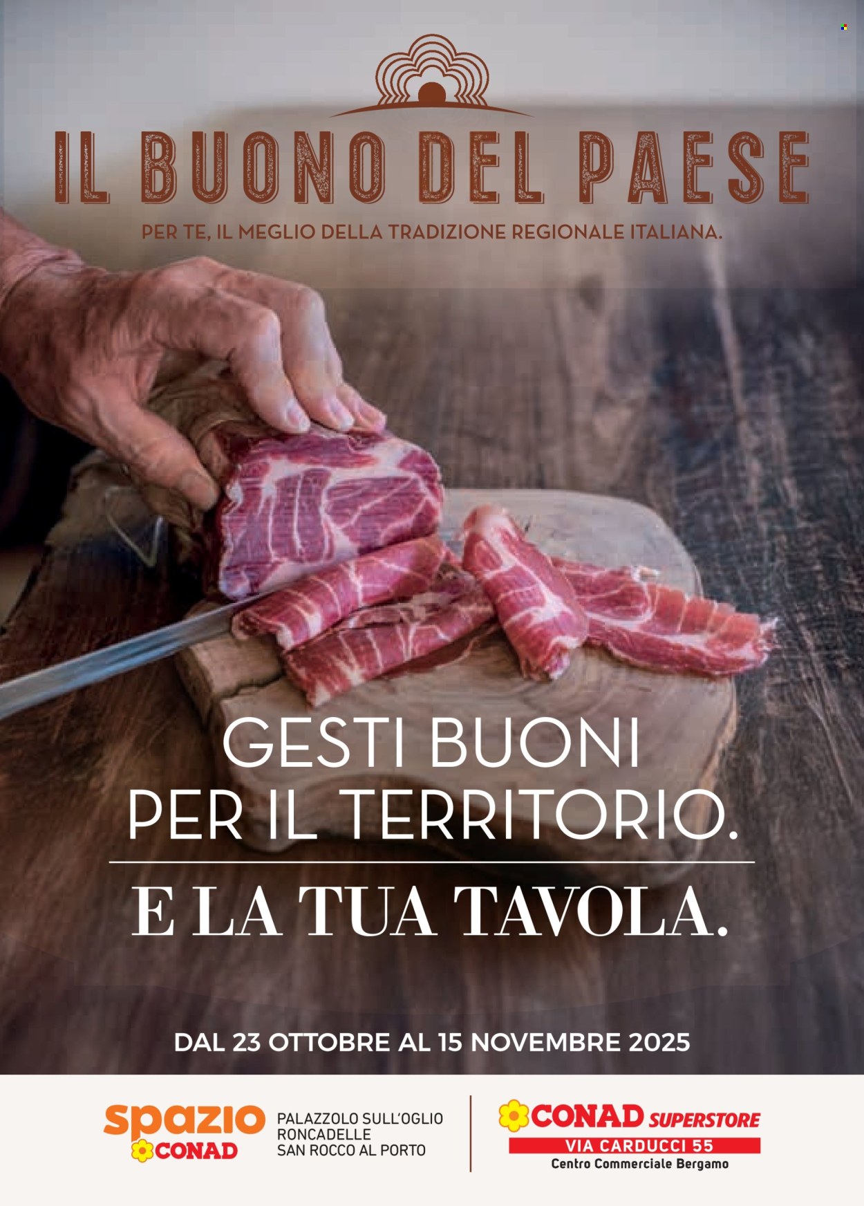 Volantino Conad - 23/10/2025 - 15/11/2025. Pagina 1