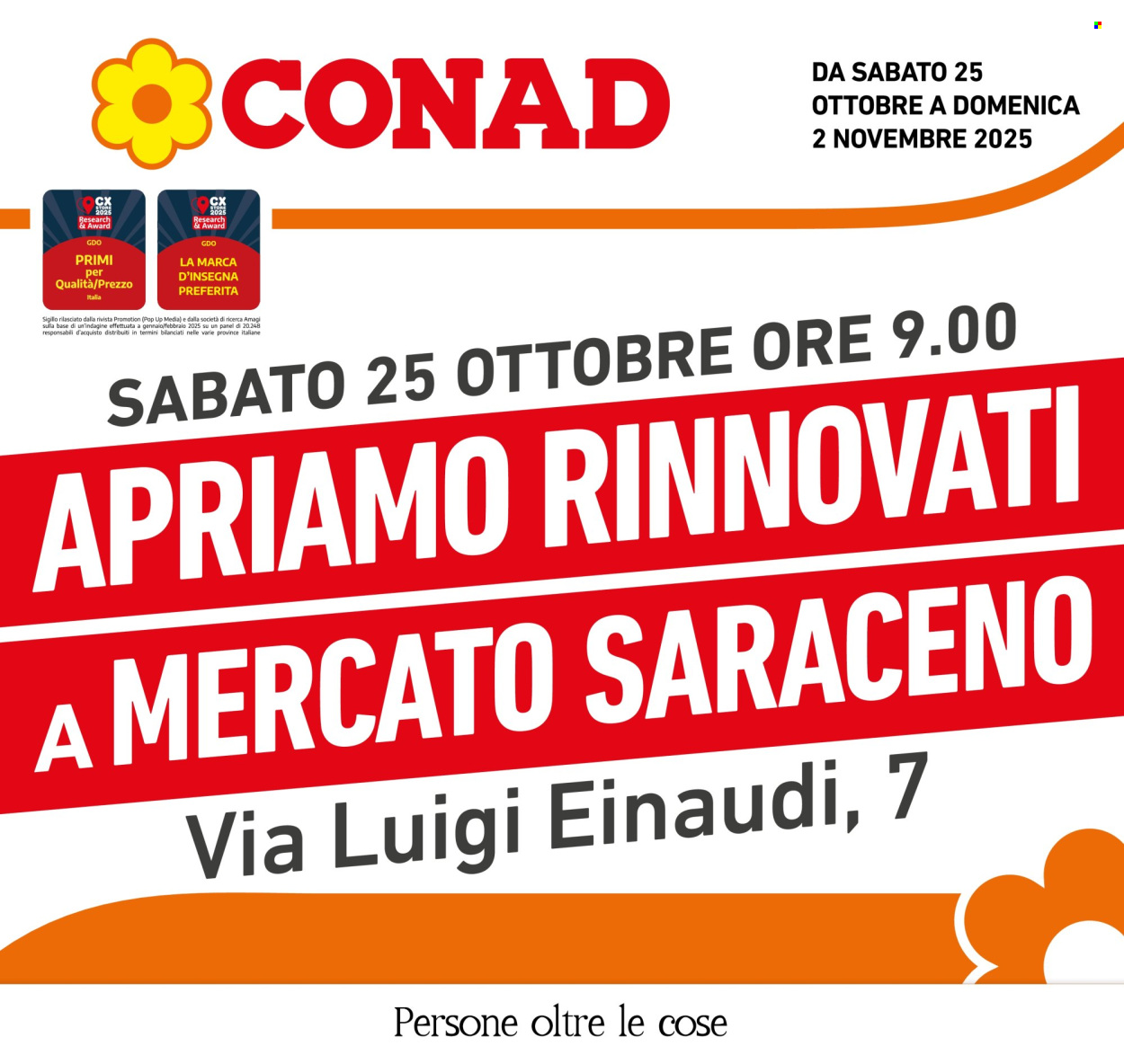 Volantino Conad - 25/10/2025 - 2/11/2025. Pagina 1