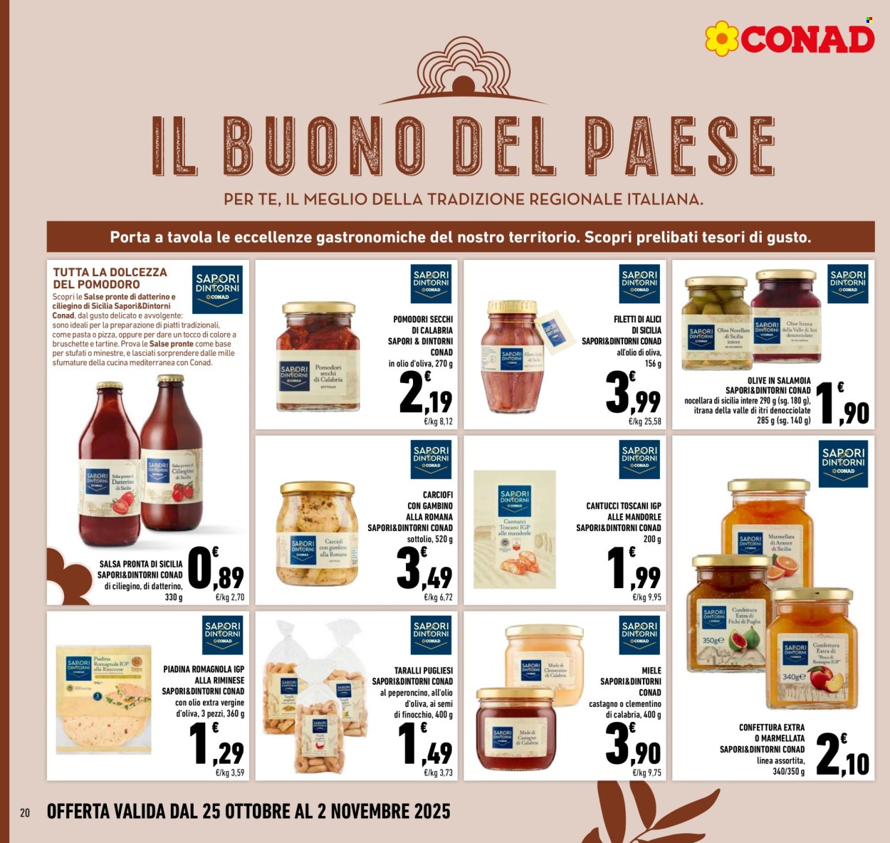 Volantino Conad - 25/10/2025 - 2/11/2025. Pagina 20
