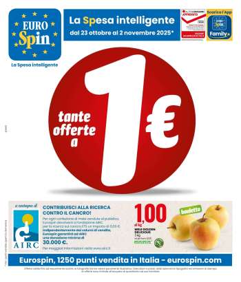 Volantino EuroSpin - 23/10/2025 - 2/11/2025.