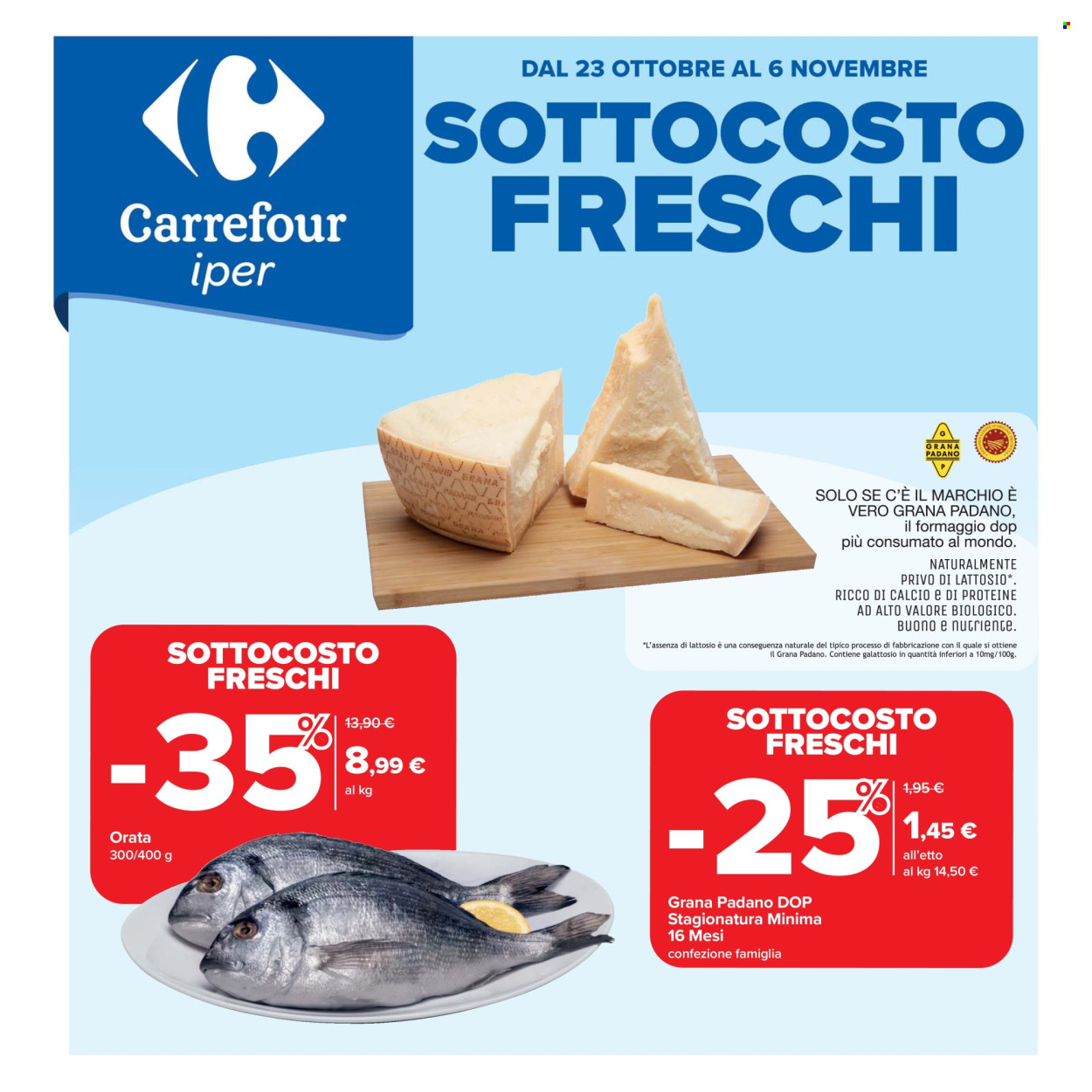 Volantino Carrefour - 23/10/2025 - 6/11/2025. Pagina 1
