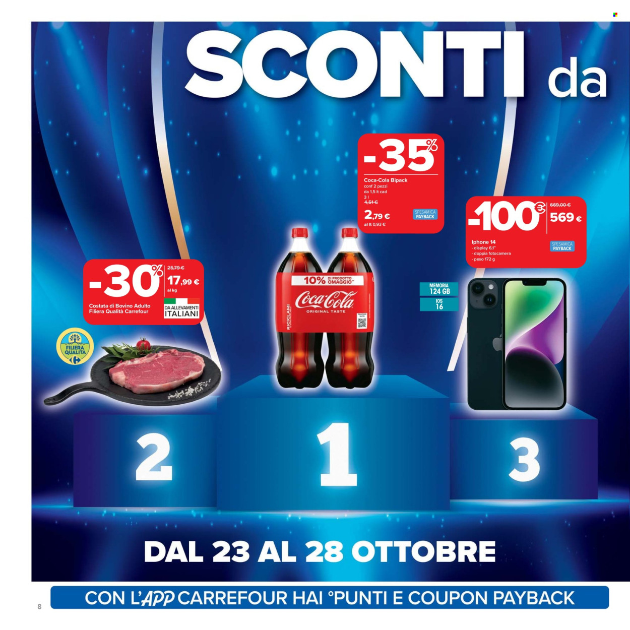Volantino Carrefour - 23/10/2025 - 6/11/2025. Pagina 8