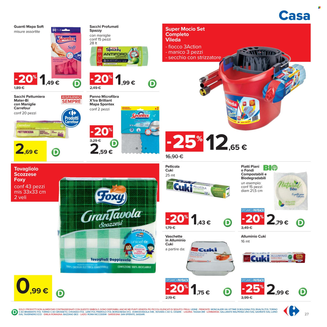 Volantino Carrefour - 23/10/2025 - 6/11/2025. Pagina 27