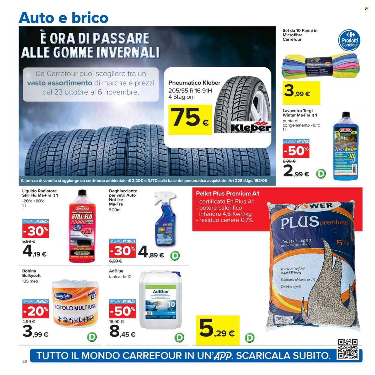 Volantino Carrefour - 23/10/2025 - 6/11/2025. Pagina 28