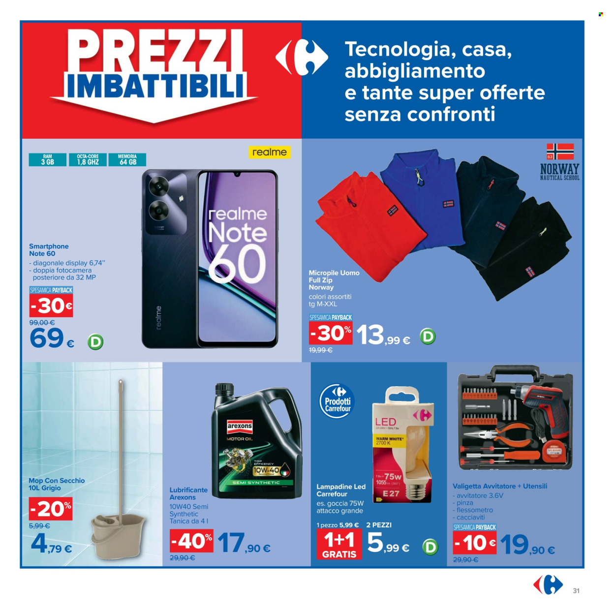 Volantino Carrefour - 23/10/2025 - 6/11/2025. Pagina 31