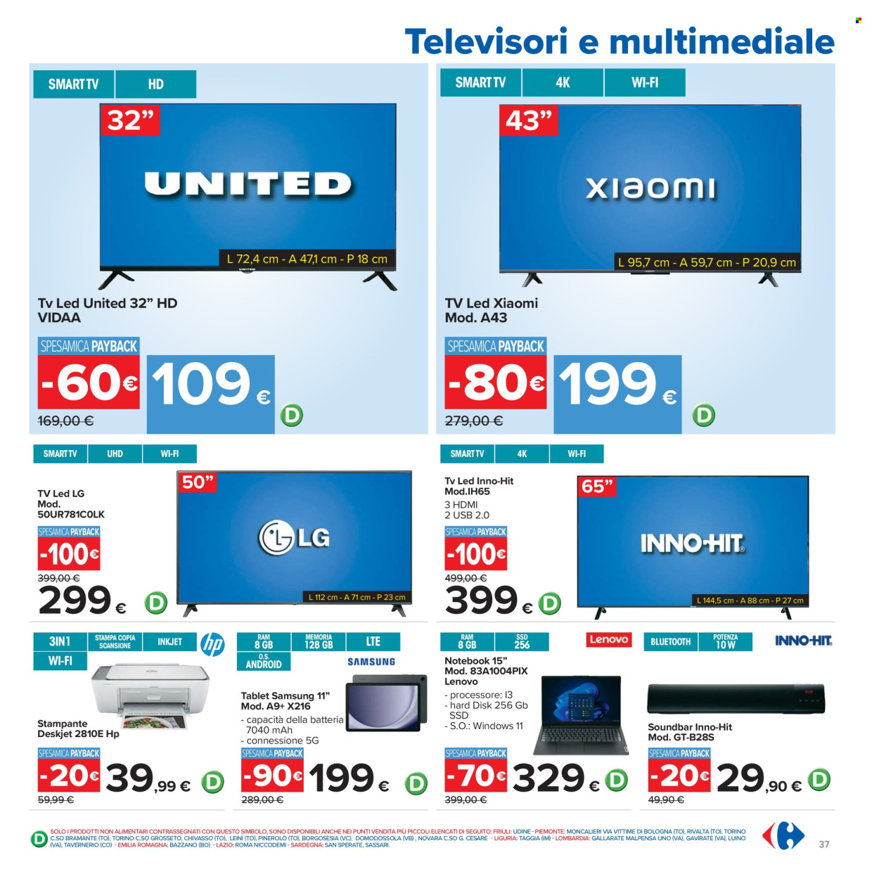 Volantino Carrefour - 23/10/2025 - 6/11/2025. Pagina 37