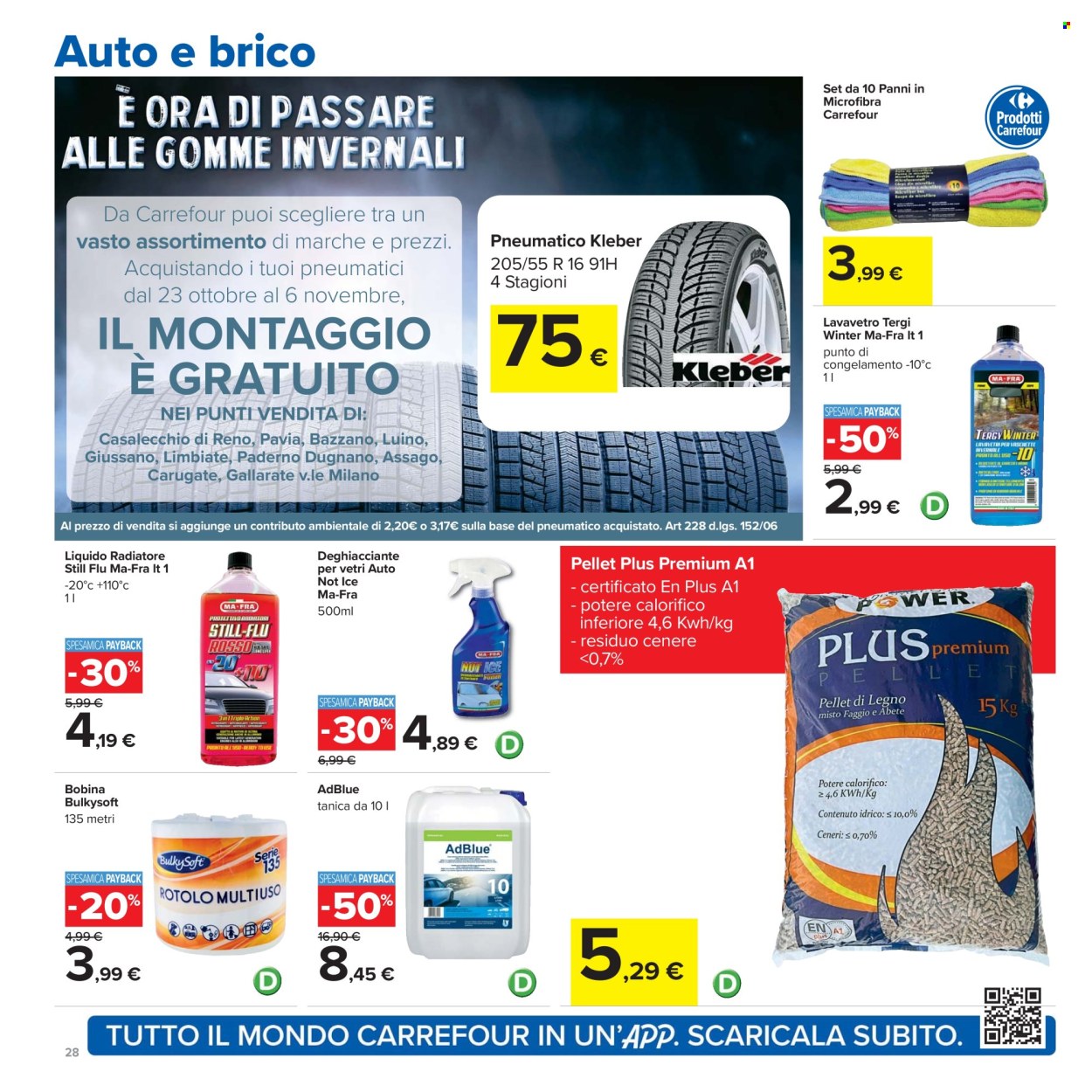 Volantino Carrefour - 23/10/2025 - 6/11/2025. Pagina 28