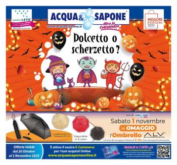 Volantino Acqua & Sapone - 20/10/2025 - 2/11/2025.