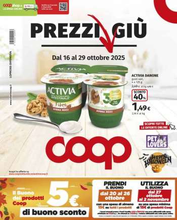 Volantino Coop - 16/10/2025 - 29/10/2025.