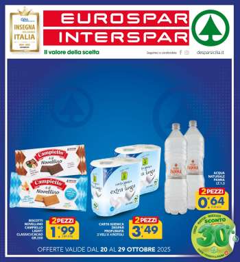 Volantino Eurospar - 20/10/2025 - 29/10/2025.