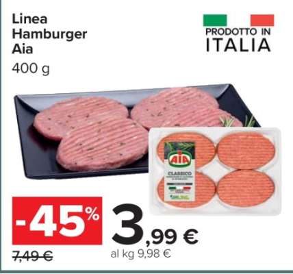 Linea Hamburger Aia