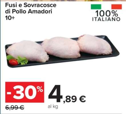 Fusi e Sovracosce di Pollo Amadori 10+