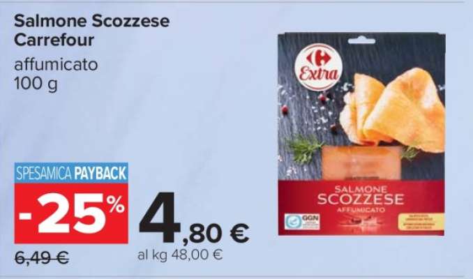 Salmone Scozzese Carrefour