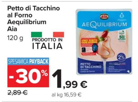 Petto di Tacchino al Forno Aequilibrium AIA