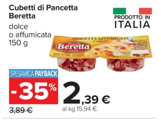 Cubetti di Pancetta Beretta
