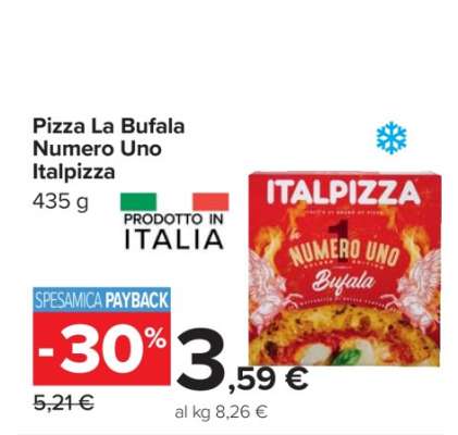 Pizza La Bufala Numero Uno Italpizza