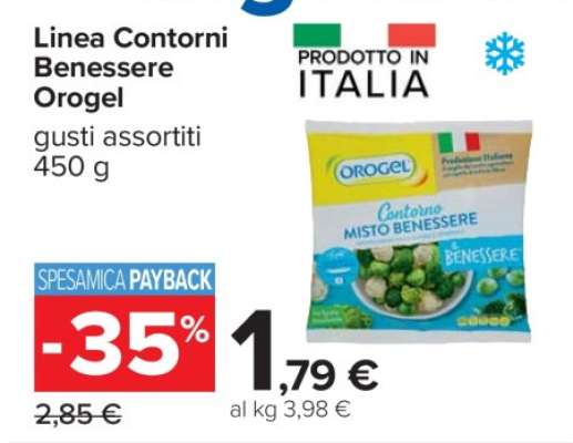 Linea Contorni Benessere Orogel