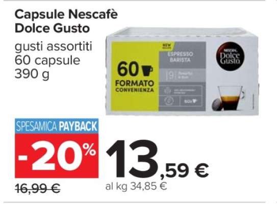 Capsule Nescafé Dolce Gusto
