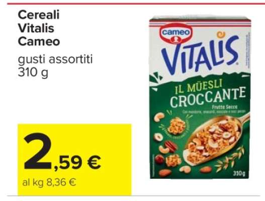 Cereali Vitalis Cameo