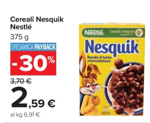 Cereali Nesquik Nestlé