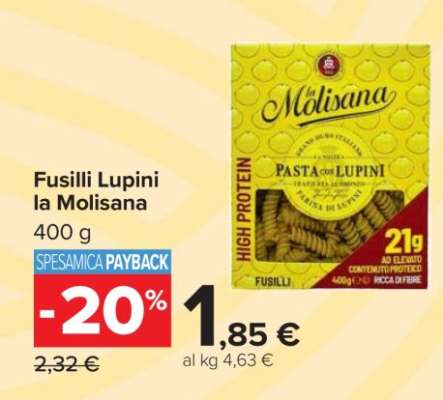Fusilli Lupini la Molisana