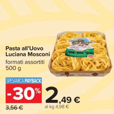 Pasta all'uovo Luciana Mosconi
