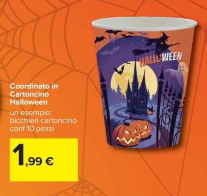 Coordinato in cartoncino Halloween