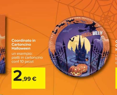Coordinato in cartoncino Halloween