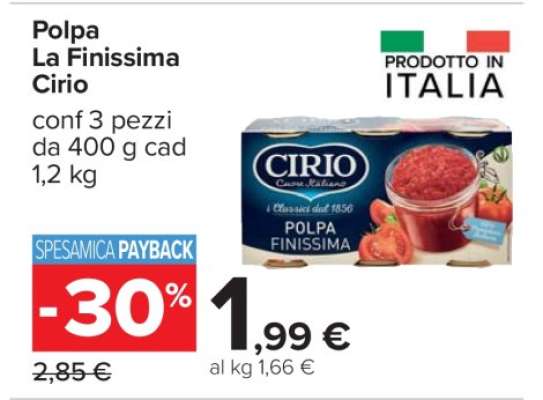 Polpa La Finissima Cirio