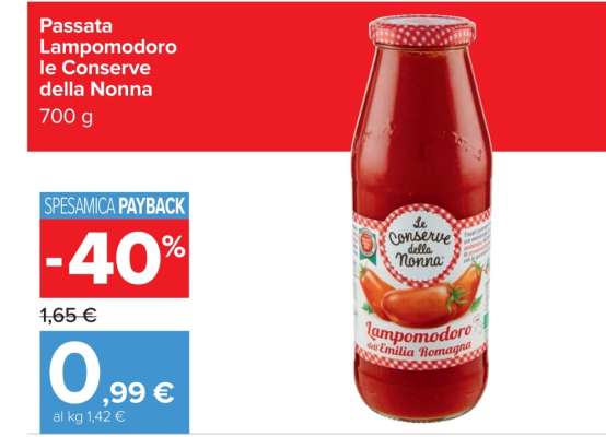 Passata Lampomodoro Le Conserve della Nonna